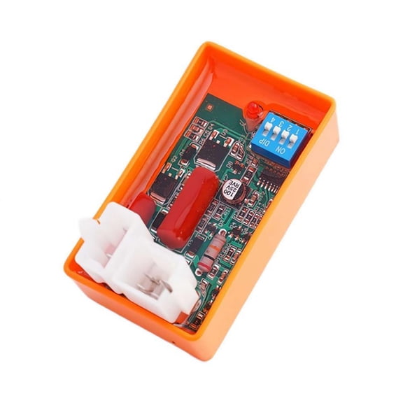 Adjustable AC CDI for Motorcycle Modification with 6-Pin Dual Plug, Suitable for 4-Stroke ATVs, Dirt Bikes, Go Karts, Scooters, and Mopeds from 110cc to 300cc