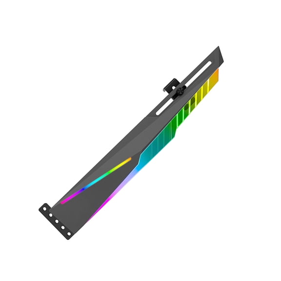 Adjustable ARGB VGA Bracket 5V 3Pin Aluminum Sliding Mechanism GPU Supports For Desktop PC