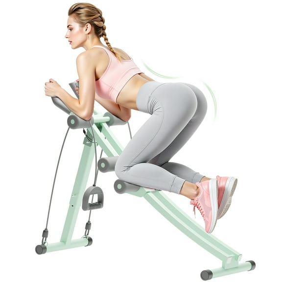 Adjustable Ab Machine, Core & Abdominal Trainers AB Workout Machine Home Gym Strength Training Ab Cruncher Foldable Fitness Equipment