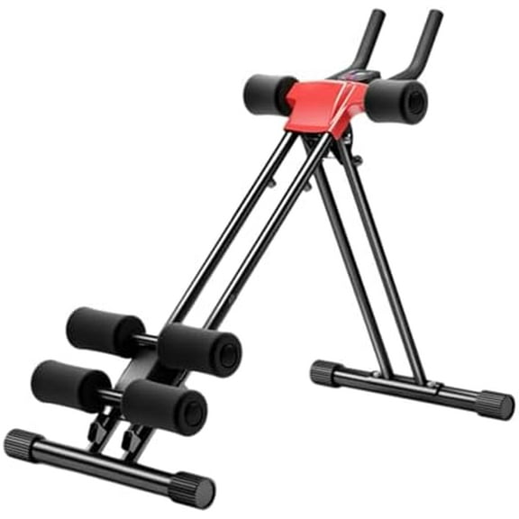 Adjustable Ab Workout Equipment Foldable Ab Machine for Stomach Training, Core Exercise Equipment with LCD Monitor, Home Gym Abdominal Trainer Machine for Men & Women$$Sport & Recreation Other