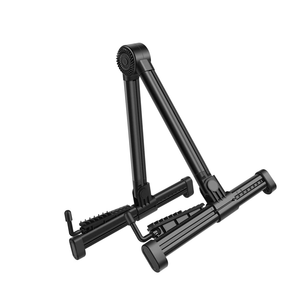 Adjustable Acoustic Guitar Stand Folding Musical Instrument Stand for Guitar, Violins and Ukuleles Easy to Carry