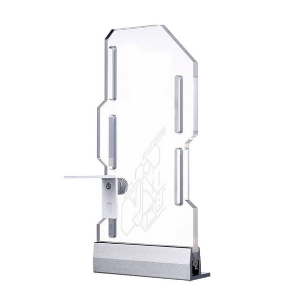 Adjustable Acrylic GPU Bracket with ARGB Lighting Sync for Gaming PC Builds
