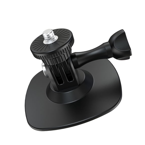 Adjustable Action Camera Adhesive Base Strong Hold For Helmets Vehicles Sports 180 Degree Rotations Universals Compatibility Aluminum Mount