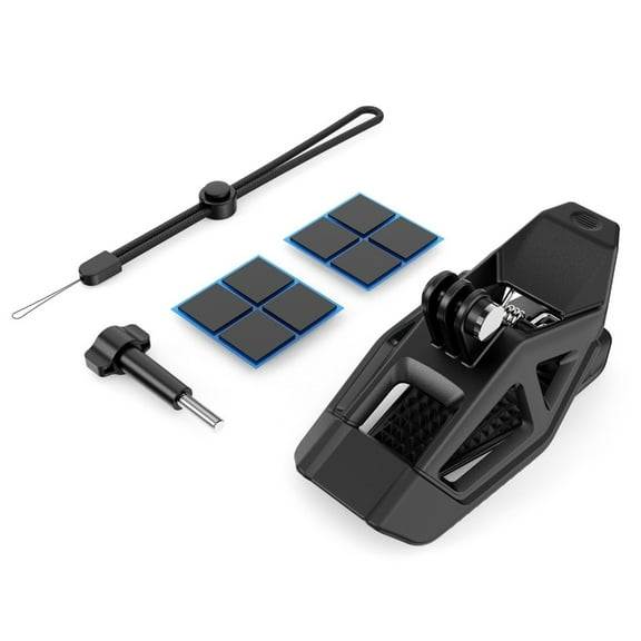 Adjustable Action Camera Mounting Clip Secure Locking Mechanism Compatible for Multiple Devices Mount