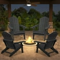 thumbnail image 1 of Adjustable Adirondack Chair 1pc Black, 1 of 5