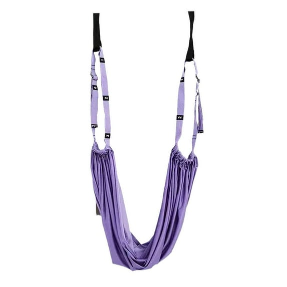 Adjustable Aerial Yoga Strap Elastic Stretch Door Hanging Yoga Belts Hammock V3R7