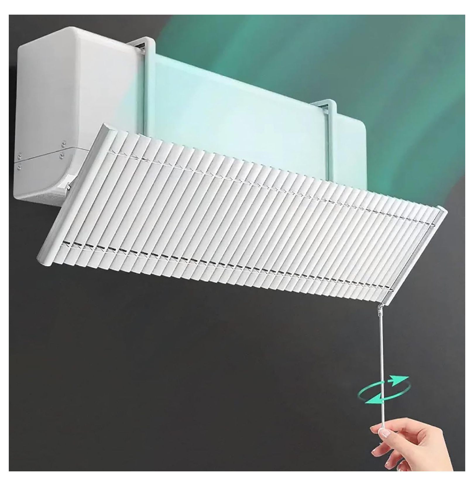 Adjustable Air Conditioner Deflector Confinement, Split Unit Baffle