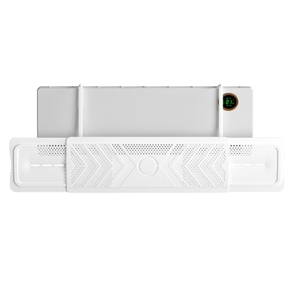 Adjustable Air Conditioner Deflector Wind Shield, Anti Direct Blow AC Air Deflector Baffle, Universal Window & Wall Mount AC Vent Direction Guide,37*6.5 in.