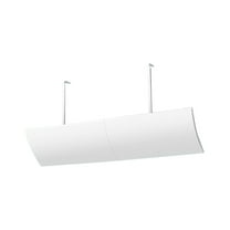 Adjustable Air Conditioner Deflector for Window Units - 270° Rotation Wind Guide, Universal AC Vent Cover 31.4"x7.4" White, Stops Direct Cold Air Blowing from Window AC