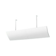Adjustable Air Conditioner Deflector for Window Units - 270  Rotation Wind Guide, Universal AC Vent Cover 31.4x7.4 White, Stops Direct Cold Air Blowing from Window AC