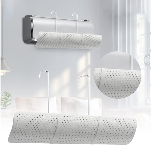 Adjustable Air Conditioner Deflector for Home Use with Quiet and Condensation Prevention for Split AC Units in Living Rooms and Bedrooms