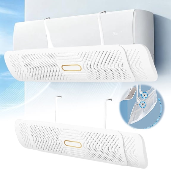 Adjustable Air Conditioner Wind Deflector Stretchable AC Vent Cover Direct Blow Cool Air For Home & Live Centerpiece Table Decorations Ornament Glass for Walls Decorations Small Garland Beads Car