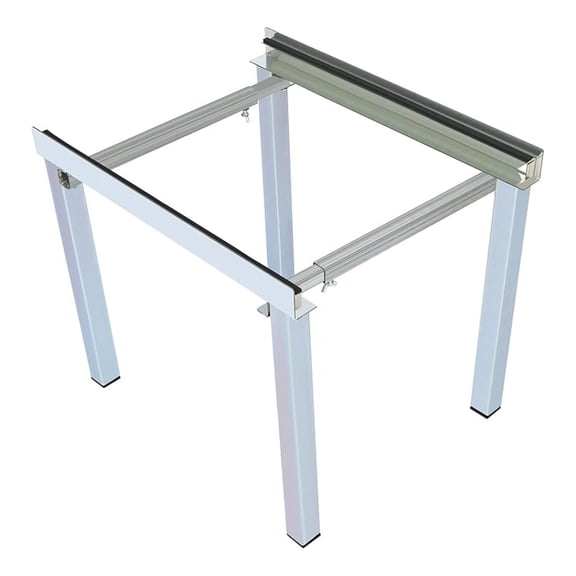 Adjustable Air Handler Stand Fits HVAC and Furnaces, Floor Stand for Air Conditioner, Zinc-Plated Heavy Duty