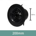 Adjustable Air Ventilation Cover Round Ducting Ceiling Wall Hole Abs