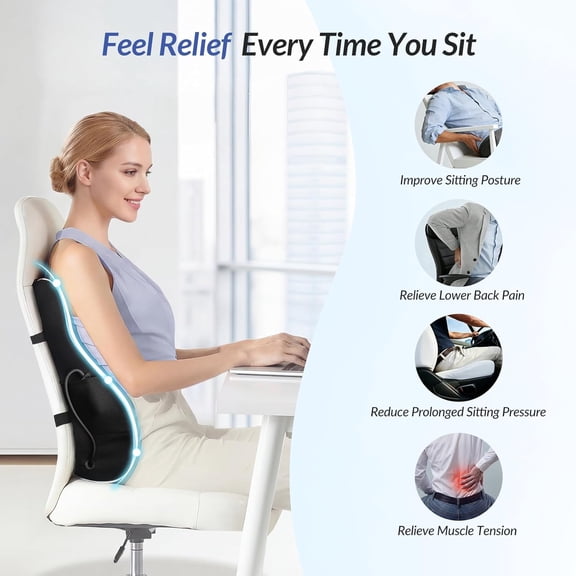 Adjustable Airbag Lumbar Support Pillow