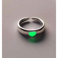 thumbnail image 1 of Couple Rings with Oil Dripping Adjustable Alloy Matching Fashion Personality Rings for Him and Her Glow Rings Set for Women and Men Anniversary Jewelry, 1 of 3