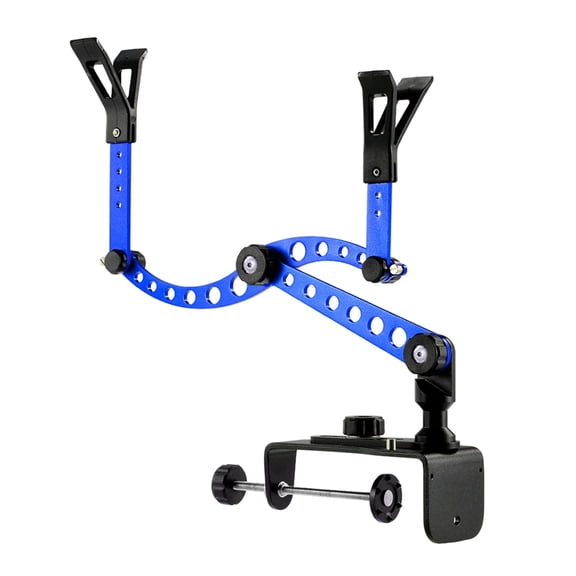 Adjustable Aluminium Alloy Fishing Rod Holder Ground Support Stand Fish Holder Multi-Purpose Bridge Fishing Bracket