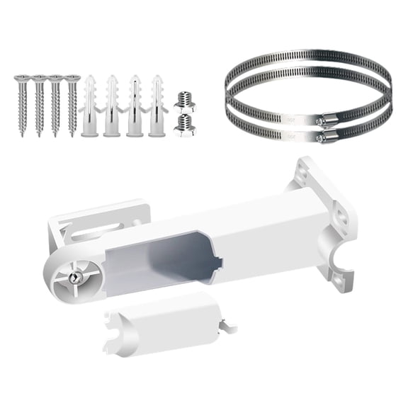 Adjustable Aluminum CCTV Camera Mount Bracket With Hidden Cable Design For Indoor/Outdoor Systems