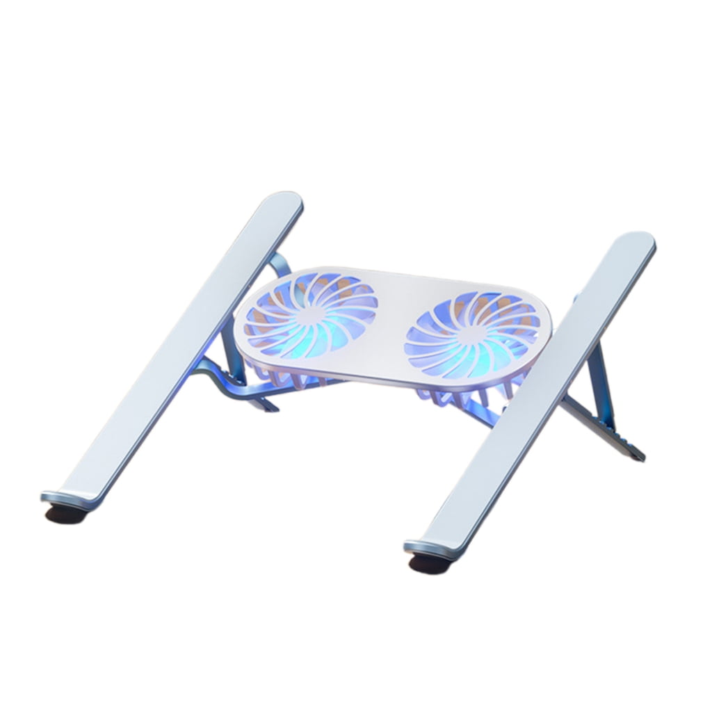 Aluminum Alloy Laptop Cooling Pad Adjustable Notebook Stand Support for Desk Use Bracket for 13-21inch Laptop Holder