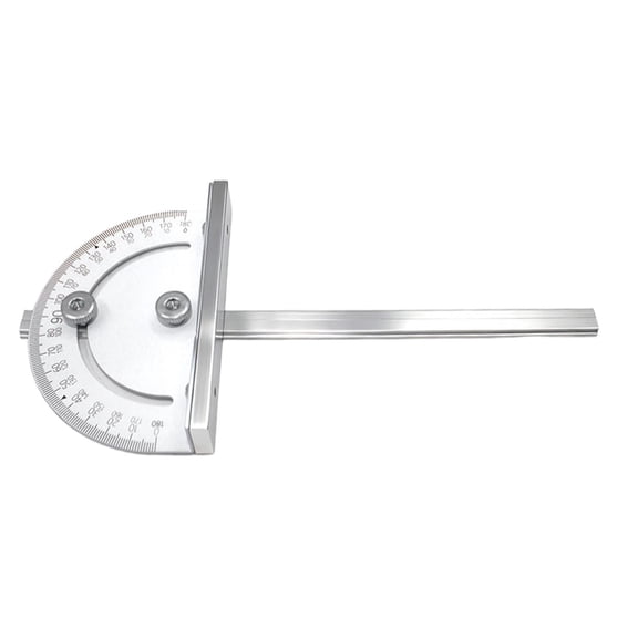 Adjustable Aluminum Protractor and Angle Gauge, Protractor Angle Finder with 0-180 Degrees Adjustable Angle Square for Woodworking/Carpenter/Measurement/Hobbyists