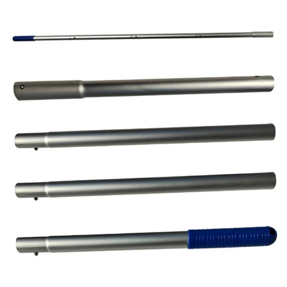 Adjustable Aluminum Telescopic Pole for Pool Cleaning, Extendable from 4ft to 12ft, Lightweight & Durable Design