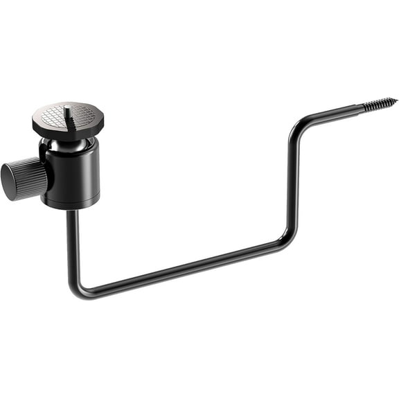 Adjustable Aluminum Tree Mount Bracket with 360-Degree Rotation and 1/4-Inch Screw for Trail Cameras and Solar Panels