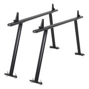 Adjustable Aluminum Truck Rack, 35 71" Pickup Bed Crossbar System, 1000 Lbs Heavy-Duty Utility Hauler with No-Drill j-Bolts, Rust-Resistant Two-Bar Mount for Kayaks, Lumber, Ladders & Work Gear