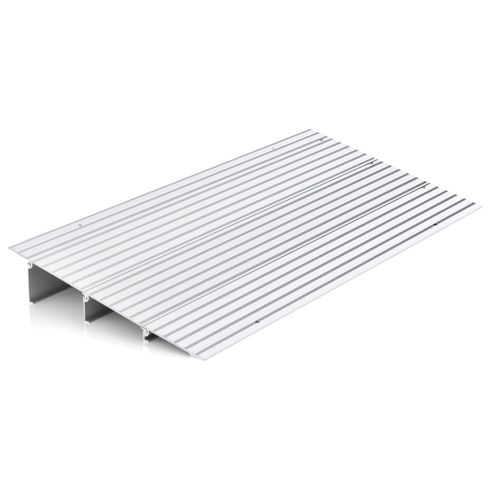 Adjustable Aluminum Wheelchair Ramp for Doorways, 3 Inch Rise Threshold ...