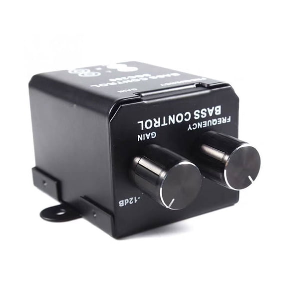 Adjustable Amplifier Car Bass Sound Regulator Knob Line Control Remote ...