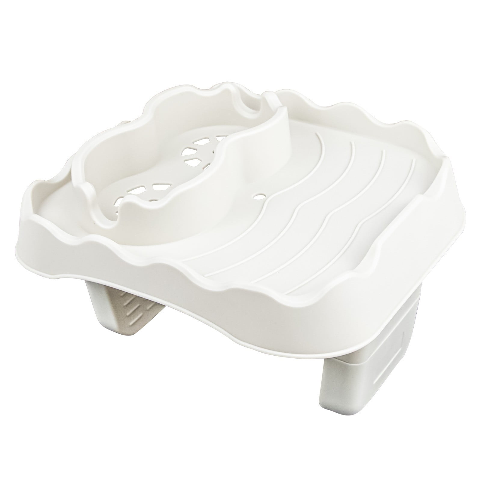 Adjustable And Non Inflatable Pool Cup Holder And Hot Tub Tray For