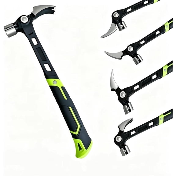 Adjustable Angle Claw Hammer High Carbon Steel Hammer For Durability,For Versatile Tool For Carpentry,Renovation And DIY Projects,Multi Functional Hand Tool Ergonomic Grip Hammer