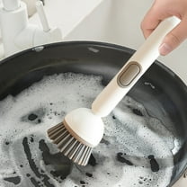 Adjustable Angle Dish Brush with Soap Dispenser, Position Handle & Refillable Scrub Head for Non-Stick Cookware, Pots, Pans, Kitchen Cleaning Tool (ABS )ââ