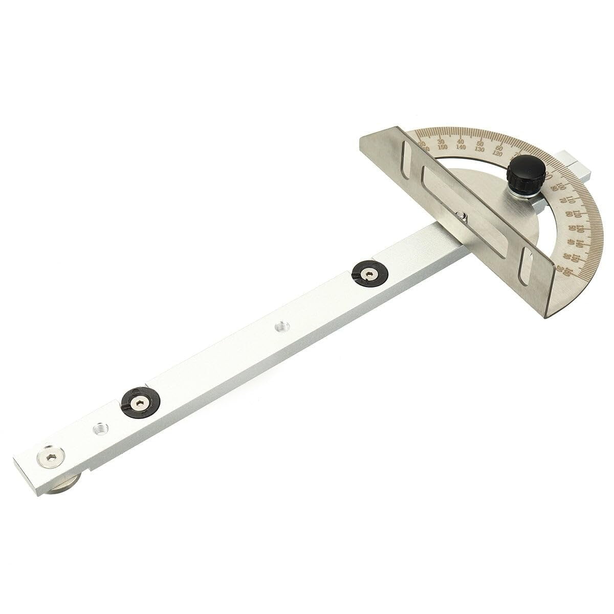 Adjustable Angle Gauge for Woodworking Table Saw, Aluminum Fence Miter Gauge with Carpenter Push Band Saw