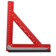 thumbnail image 1 of Adjustable Angle Horizontal Ruler 90 Degree Ruler Aluminum Alloy Triangle Ruler, 1 of 9