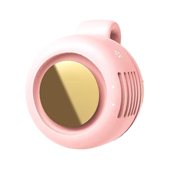 Adjustable Angle Mini Bladeless Fan Clip On Portable Silent 3 Speed Suspended Whirlwind Travel Fan