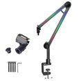 thumbnail image 1 of Adjustable Angle Quality LED Microphone Arm For Professional Podcasts Voiceovers, 1 of 14