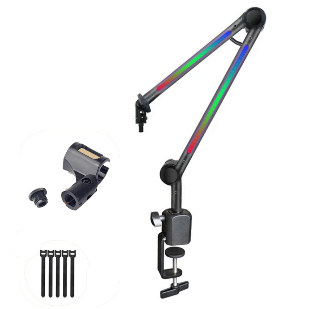 Adjustable Angle Quality LED Microphone Arm For Professional Podcasts Voiceovers