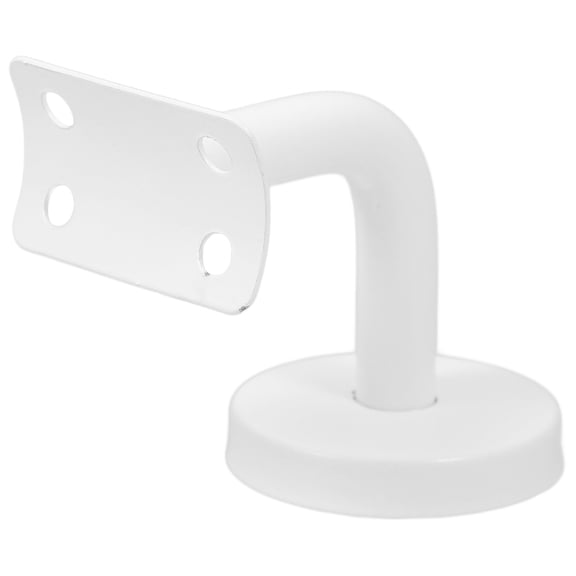 Adjustable Angle Stainless Steel Handrail Bracket White Wall Mount for Stairway and Balcony