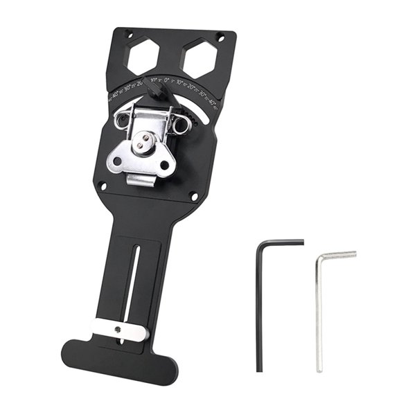 Adjustable Angle Track Saw Square with -45 to 45 Quick Positive Angle Stop Guide Rail Square 90 Degree Right Angle