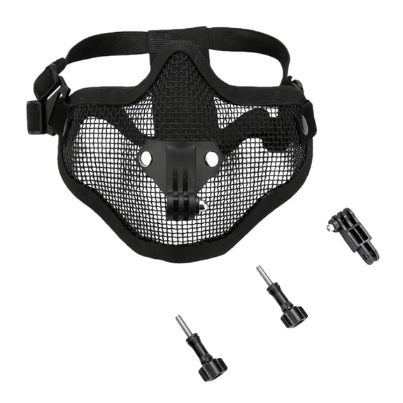 Adjustable Angled Secure Mask Mount for Action Camera Lightweight Cycling Skiing Outdoor Live Accessories