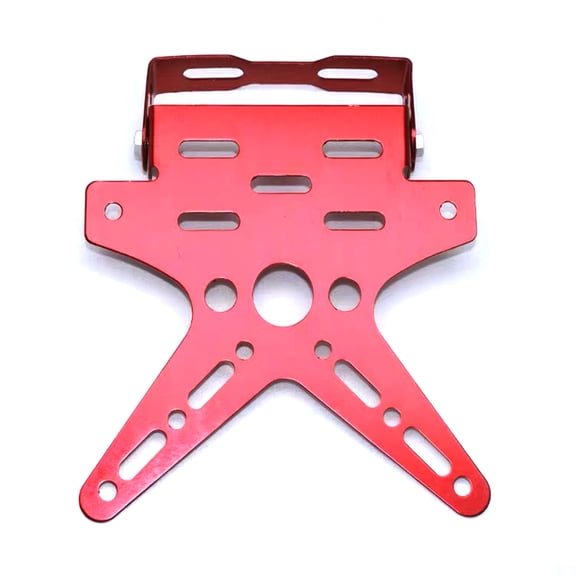 Adjustable Angles Aluminum License Plate Brackets Easy Installation License Plate Mount for Motorcycles & Electric Bikes