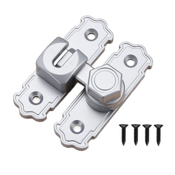 Adjustable Angles Door Latches Lock Heavy Duty Multipurpose Sliding Swing Bolt Lock Easy to Use for gate Barns Cabinets