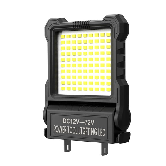 Adjustable Angles LED Work Light with 90 Bulbs and 180 Degree Rotation Plastic Texture for Outdoor Construction Lighting