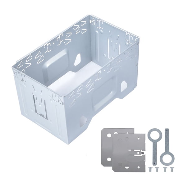 Anti Vibrations Car Stereo Steel Bracket Stand Rack 2Din Installation Metal Cage Frame Corrosions Resistant for B5