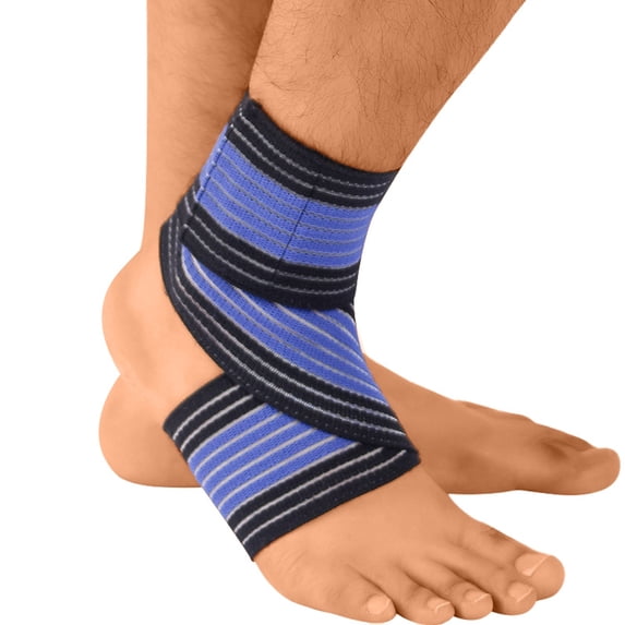 Adjustable Ankle Wrap Brace for Athletic and Injury Prevention Across Sports Including Football Running Cycling and Daily Activities, BU1, One Size