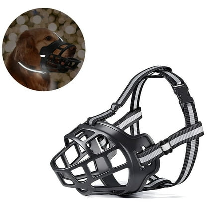 Adjustable Anti-Biting Pet Dog Soft Silicone Mouth Muzzles Breathable Basket XS S M L XL XXL