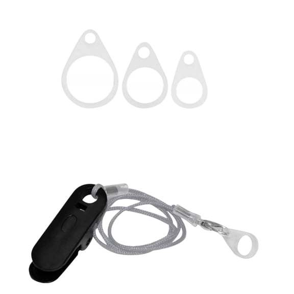 Adjustable Anti-Lost Key Chain, Retainer Lanyard with Multi-Size Silicone Rings, Multi-Size Silicone Ring Key Lanyard(S)