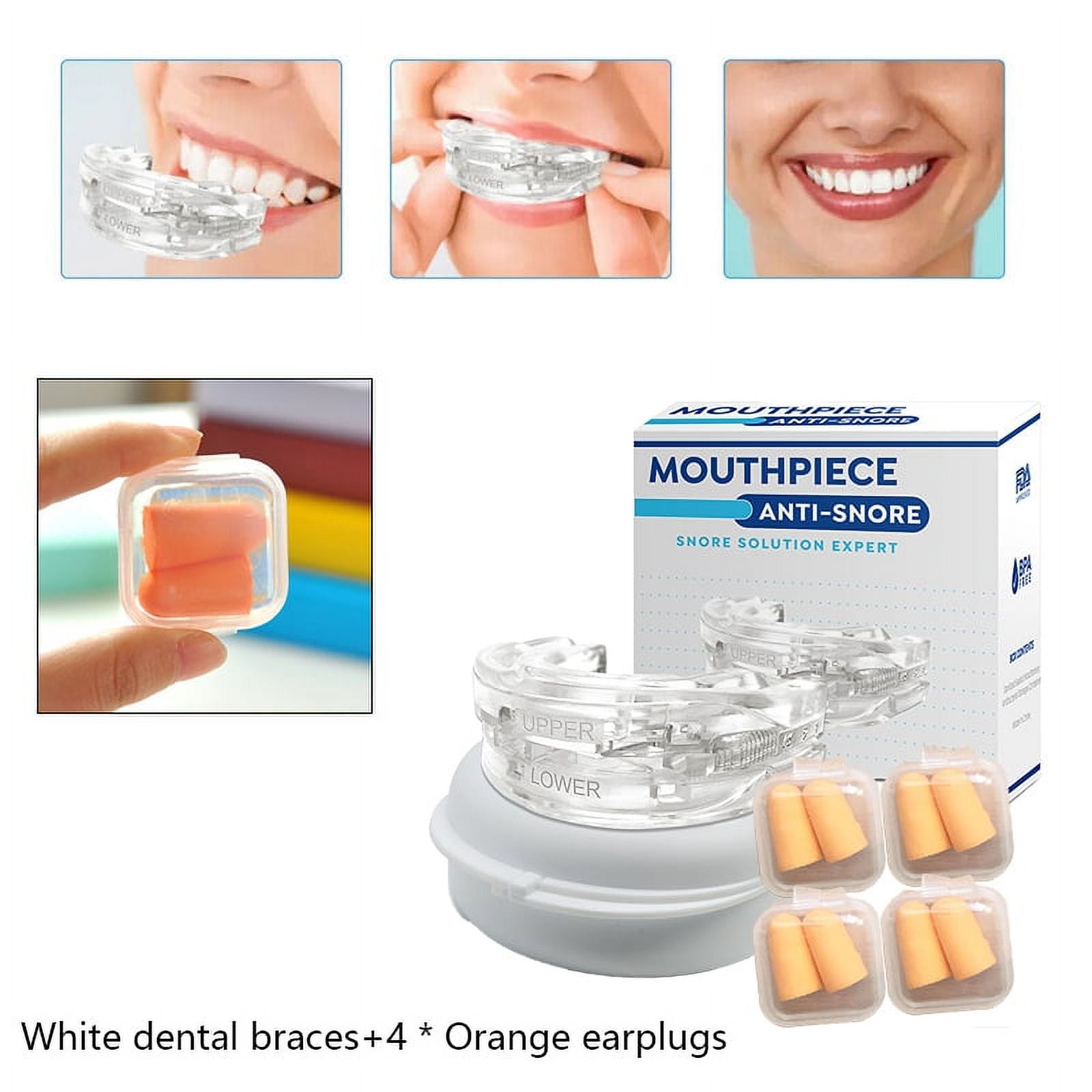 Adjustable AntiSnoring Mouth Guard, Night Time Teeth Mouthguard