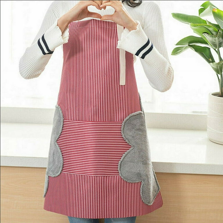 YENDHRED apron Kitchen Cooking Wear Clothes Women Korean Version Of Fashion  Cooking Apron Fine plaid ink green sleeveless - apron plus sleeve sleeve:  Buy Online at Best Price in UAE 