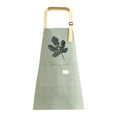 thumbnail image 1 of Adjustable Aprons for Women with Pockets, Leaf Striped Cooking Aprons for Women, Gardening Work Aprons for Kitchen Cooking Home Baking, 1 of 2